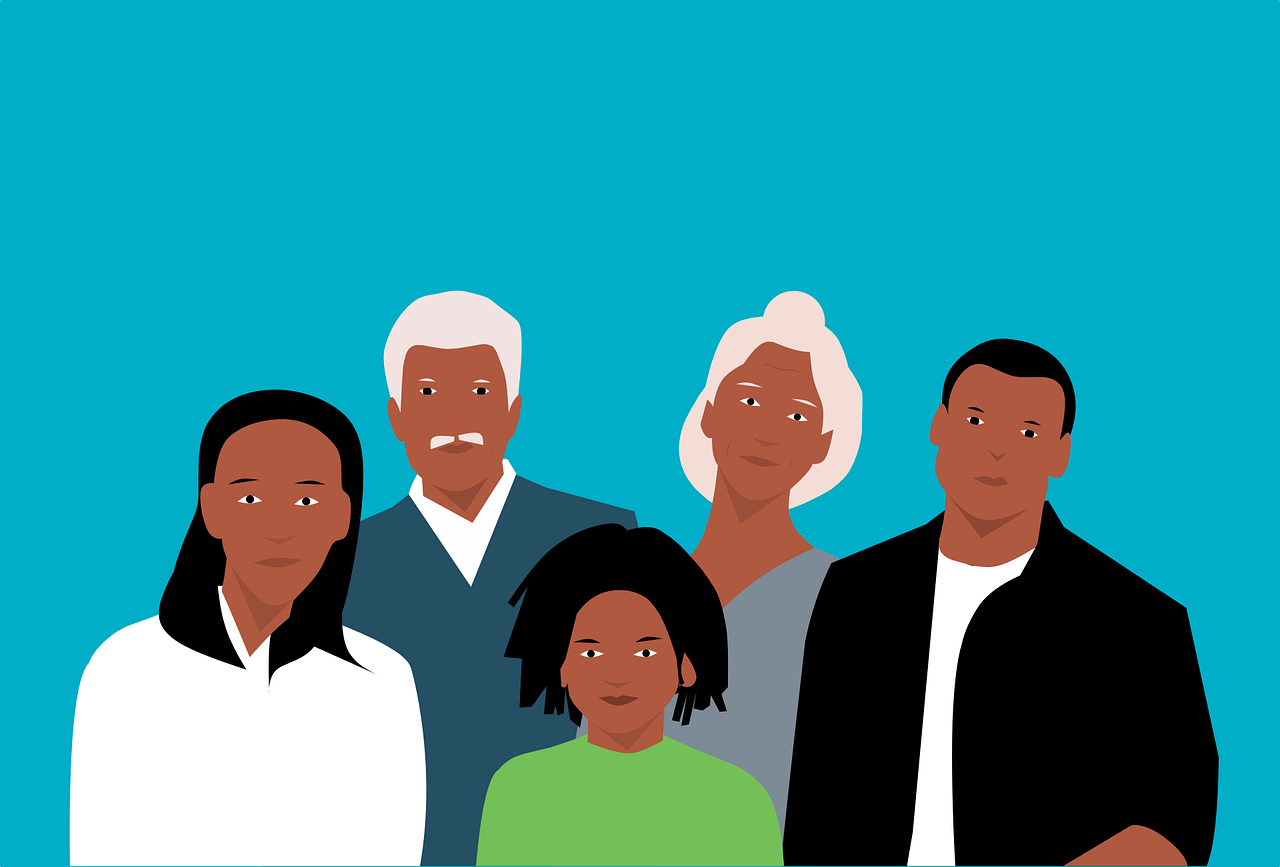 ilustrácia rodiny