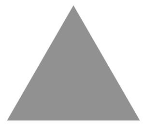 Ligesidet trekant
