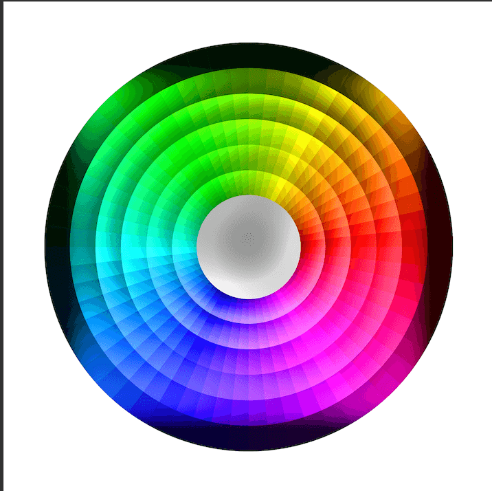 obraz koła kolorów